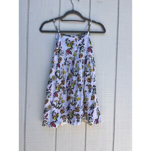 Canifa Girls Cotton Summer Sun Dress, Tropical Fruits, Size‎ 8